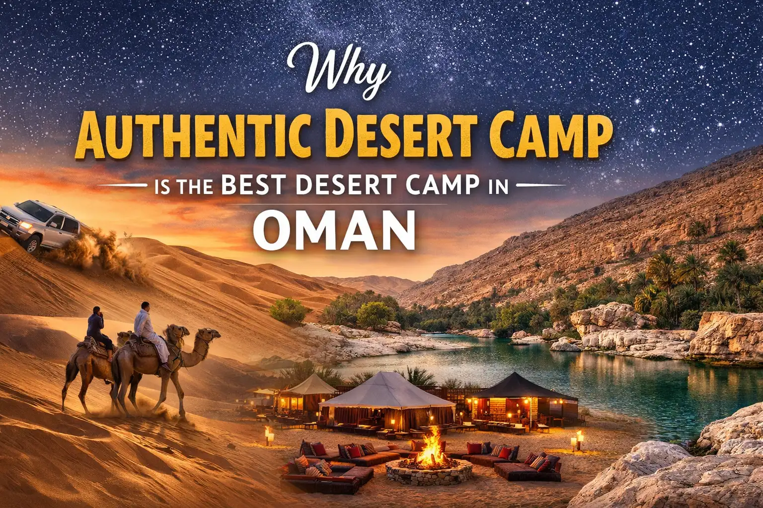 Why Authentic Desert Camp Is the Best Desert Camp in Oman